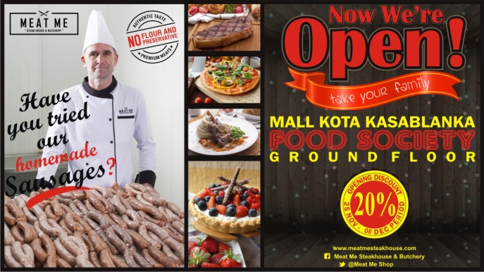 We're Opening Now @mall Kasablanka south Jakarta