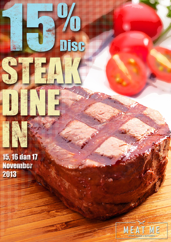 steak dine in promo copy